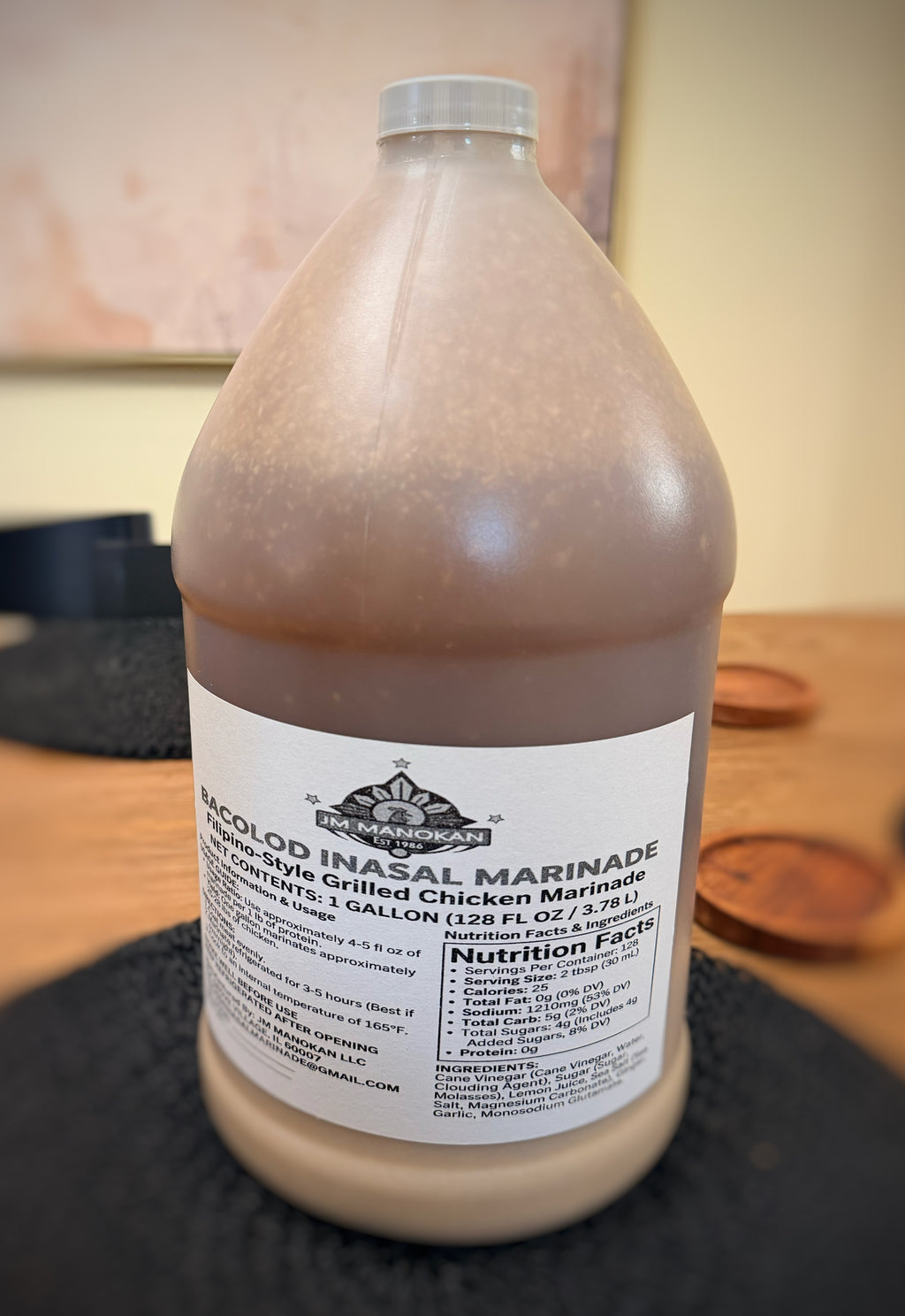 Bacolod Inasal Marinade - Gallon